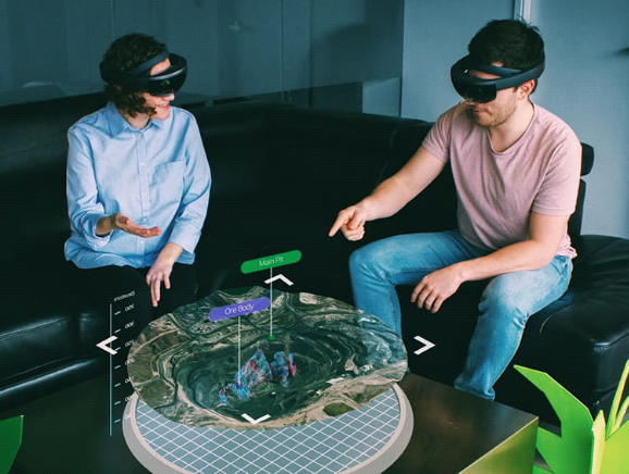 Mining with AR/VR Data Visualization
